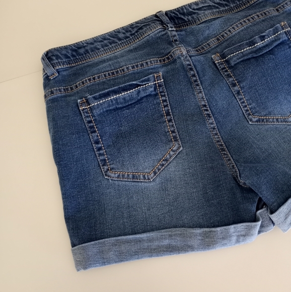 Arizona Jeans Cuffed Plus Size Shorts Girls Size 18 1/2 Plus - Picture 5 of 12